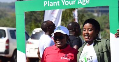 planting trees of your Age one tree one life one planet cut out fram