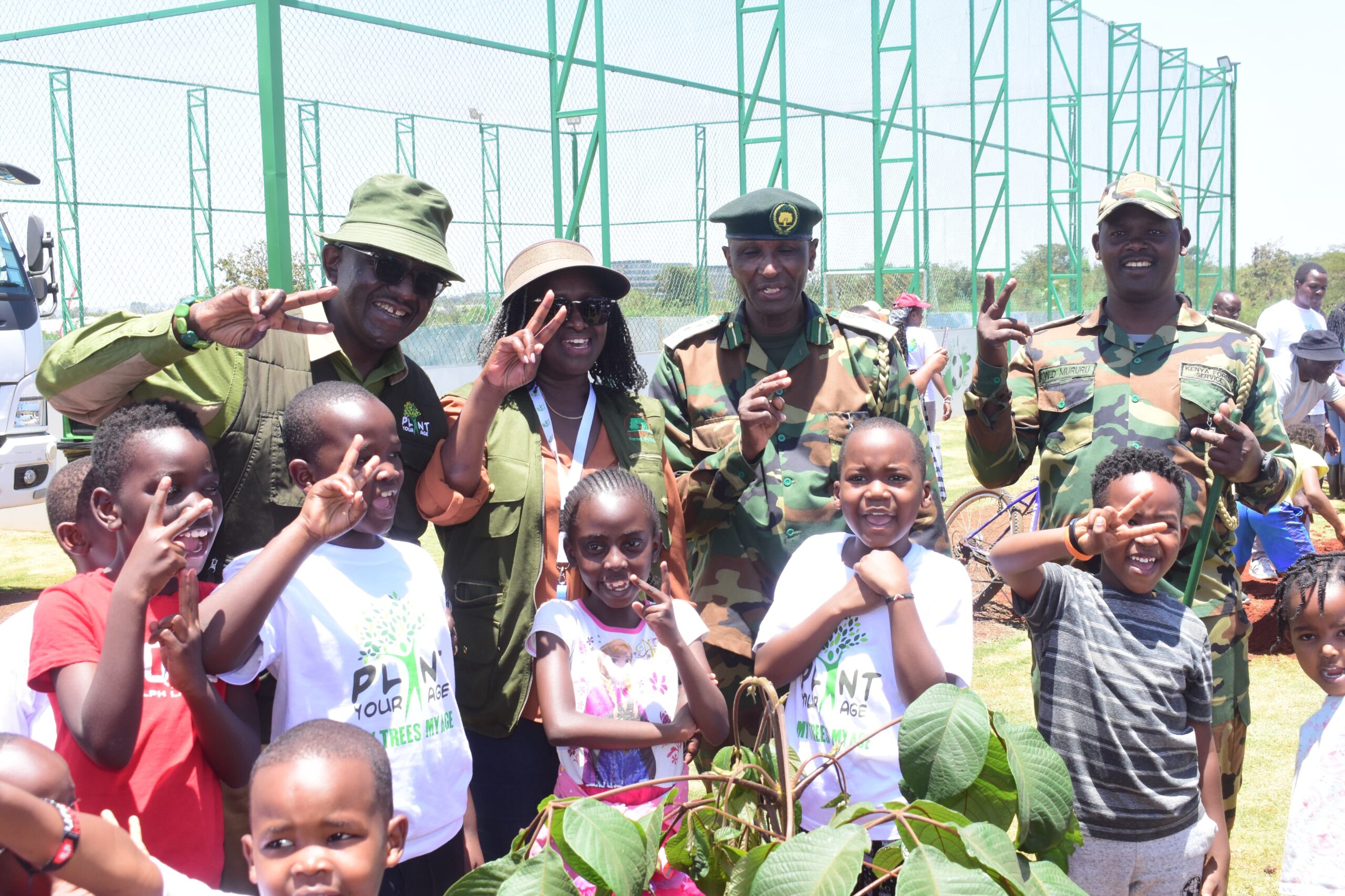 KaluaGreen Plant your Age 2024 Tatu City pose for photo