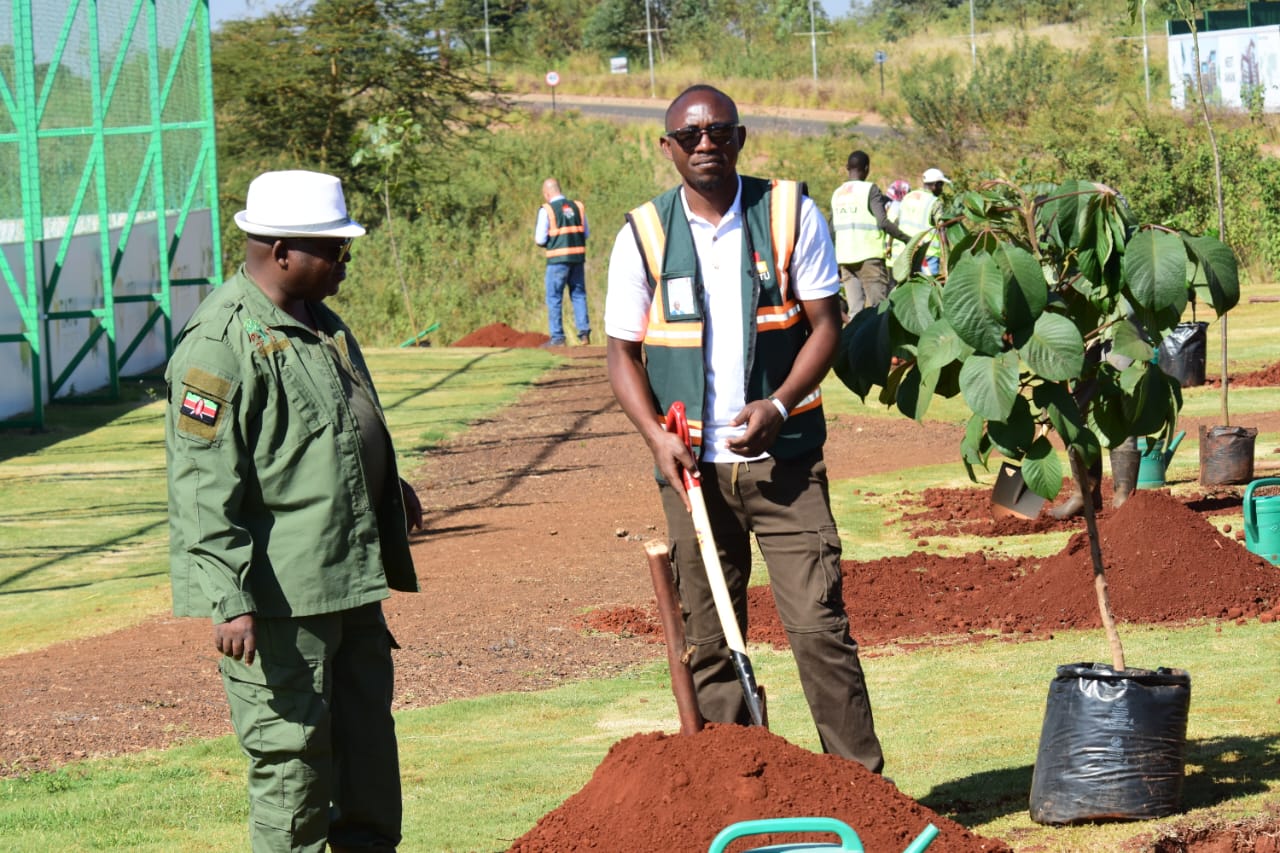 planting trees of your Age one tree one life one planet. planting trees